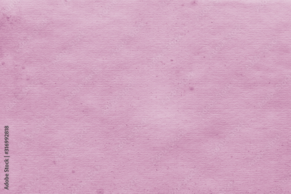 Fototapeta premium Cardboard pink abstract pattern texture close-up. Retro old paper background. Grunge concrete wall. Vintage blank wallpaper.