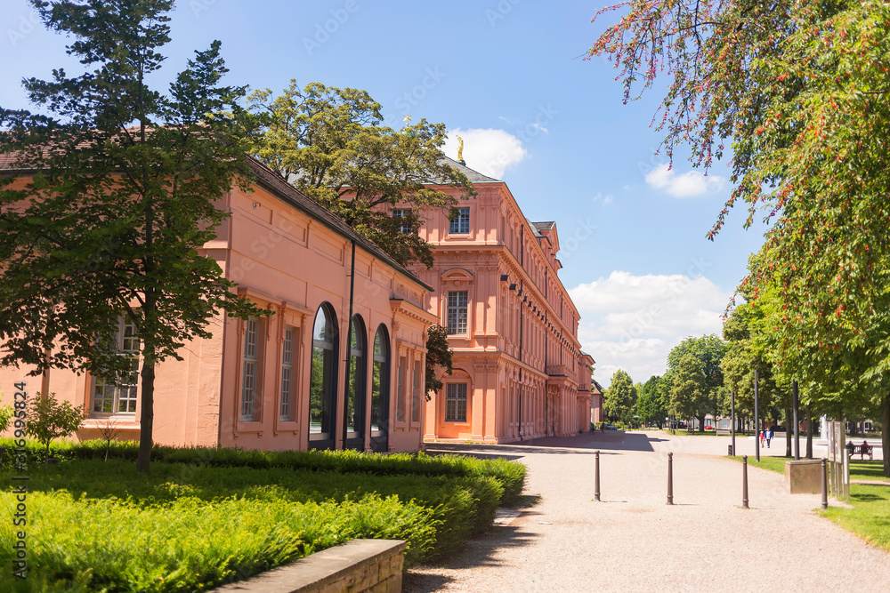 Palace of the margraves in Rastatt. Baden Württemberg. Germany