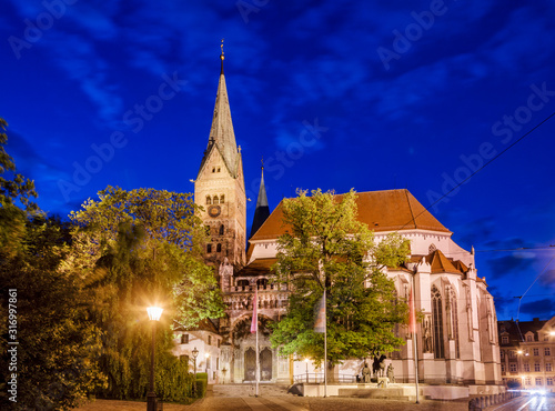 Augsburg Cathedral Swabia Bavaria Germany