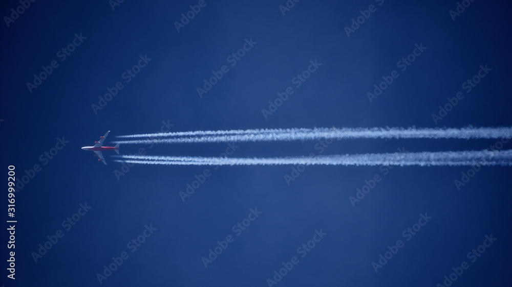airplane in the sky airplane in the sky