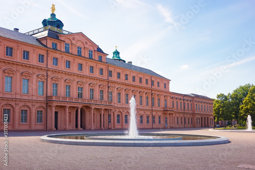 Palace of the margraves in Rastatt. Baden Württemberg. Germany