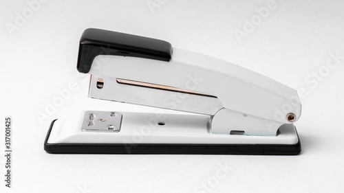 Stapler on a white background. Office accessories_