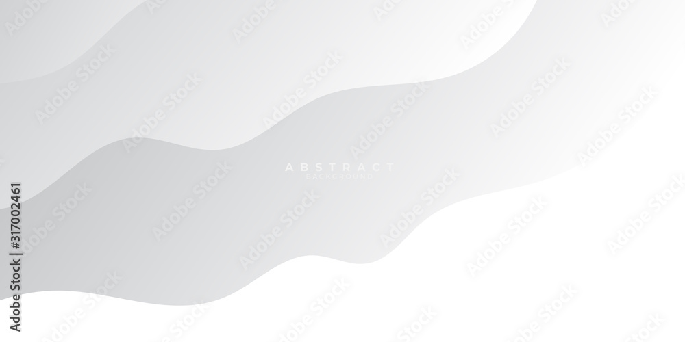 Grey white abstract background with liquid wave gradient color for presentation design. Suit for business, corporate, institution, conference, party, festive, seminar, and talks. Grey white abstract background with liquid wave gradient color for presentation design. Suit for business, corporate, institution, conference, party, festive, seminar, and talks.