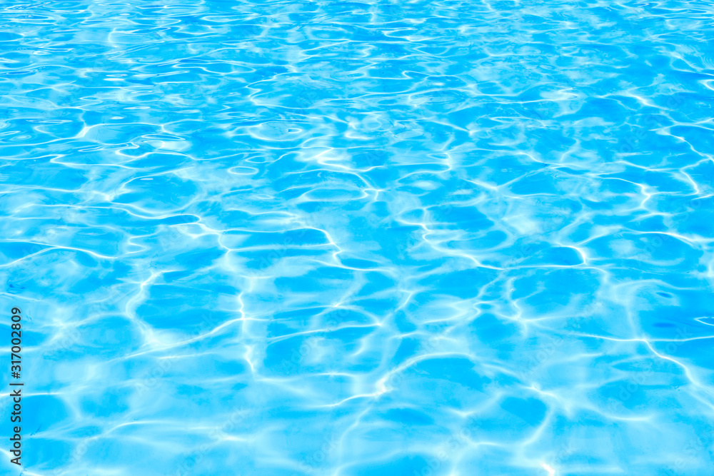 Water swimming pool closeup background
