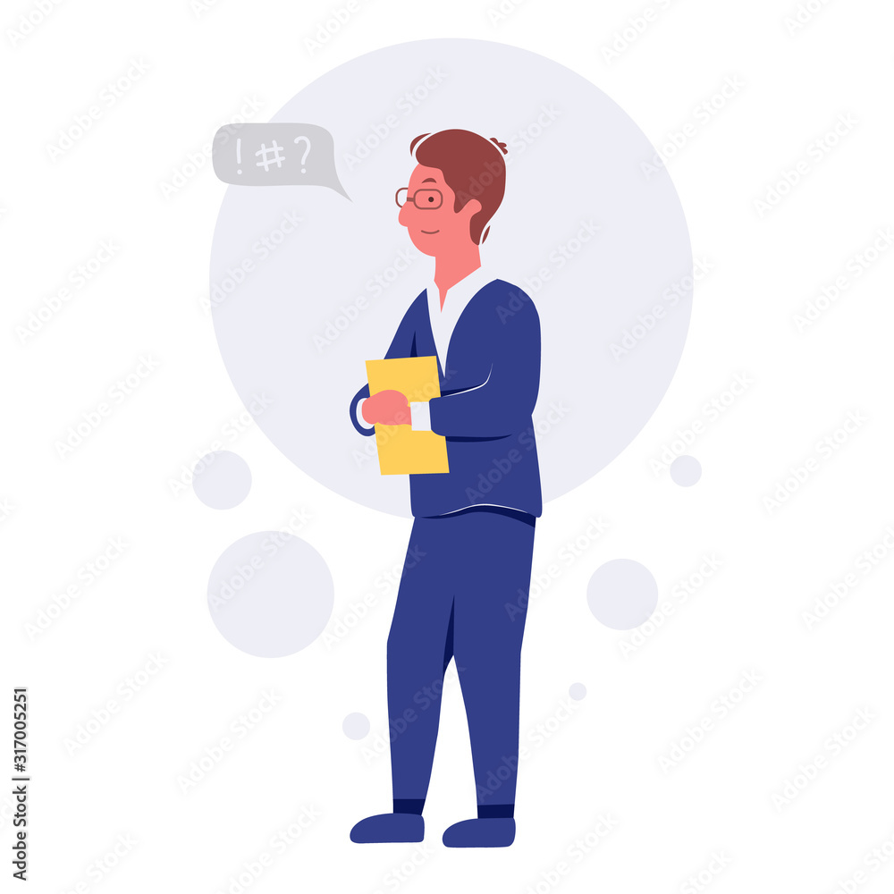 Business people talking and discussing. Businessmen discuss with speech bubble talk vector illustration. Business people talking and discussing. Businessmen discuss with speech bubble talk vector illustration.