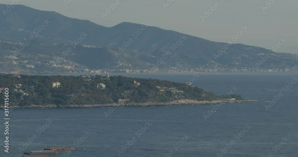 Panoramic view of the Monaco and its seacoast Panoramic view of the Monaco and its seacoast