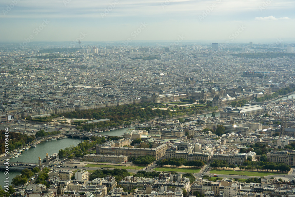 Paris from Eiffel tower