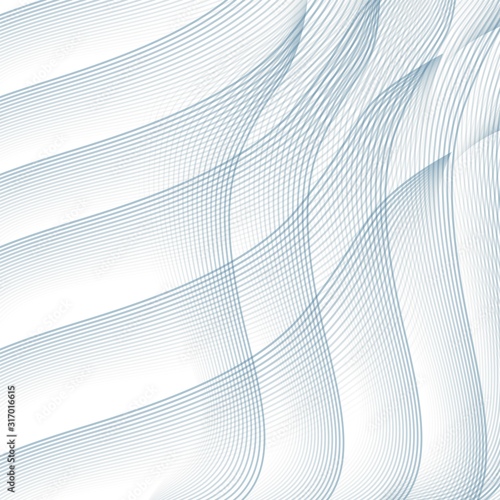 Line art technology pattern. Soft gray warp curves on a white background. Wavy thin crisscross lines. Vector abstract wallpaper. Design for science, industry concepts. EPS10 illustration Line art technology pattern. Soft gray warp curves on a white background. Wavy thin crisscross lines. Vector abstract wallpaper. Design for science, industry concepts. EPS10 illustration