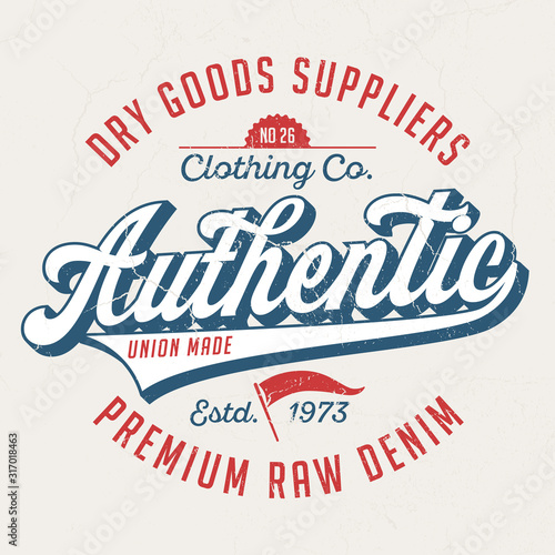 Authentic Dry Goods Suppliers - Tee Design For Printing