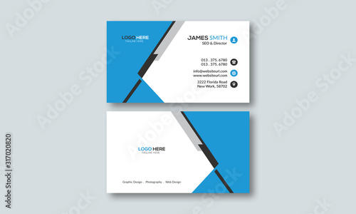 Corporate Business Card Template Layout