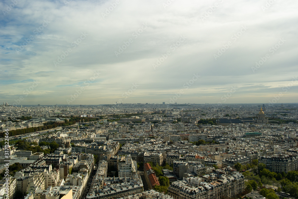 Paris above view