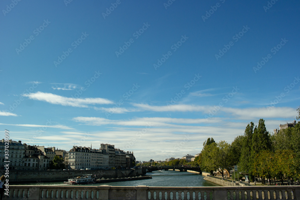 Bridge in Seine river