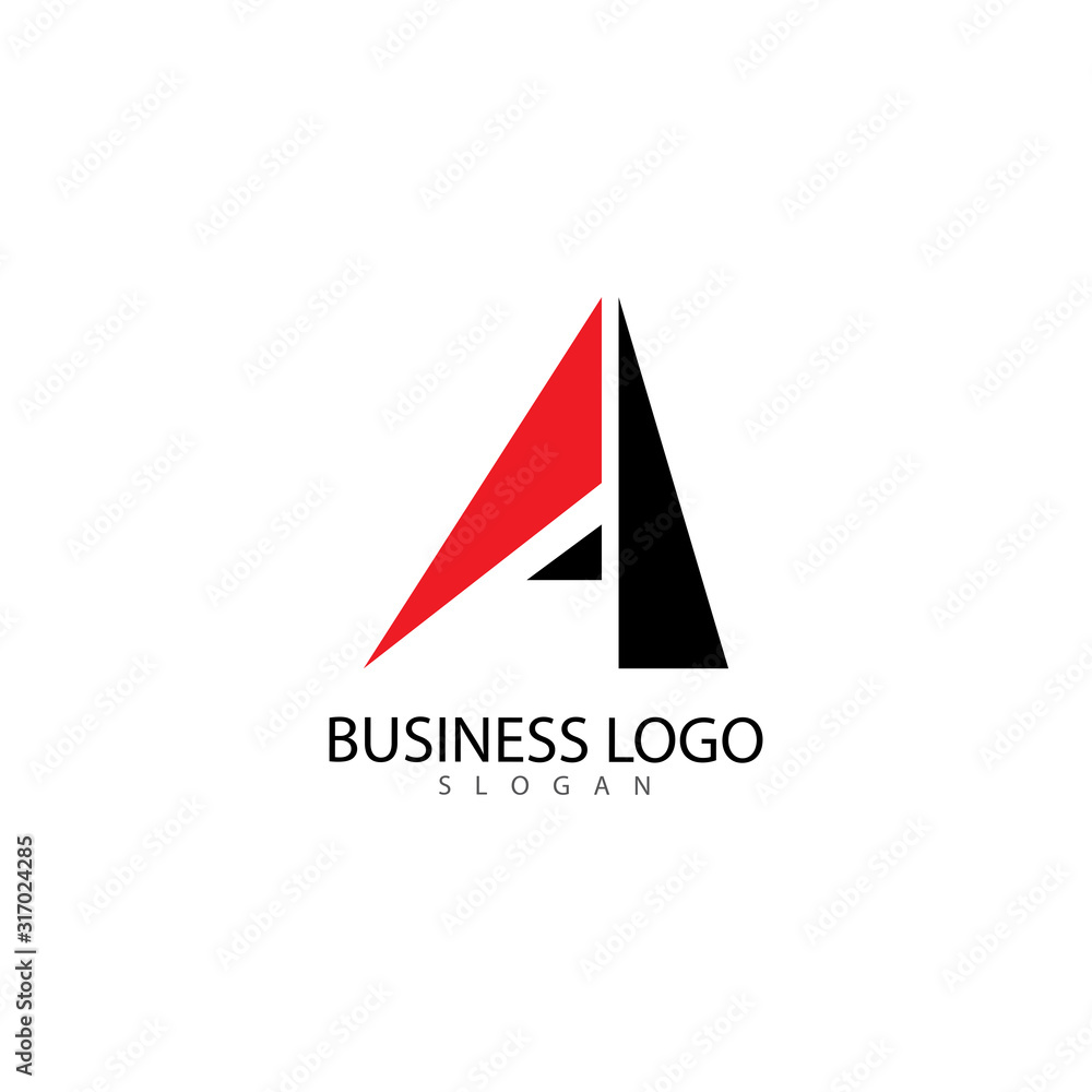 A Letter Logo Template vector icon illustration A Letter Logo Template vector icon illustration