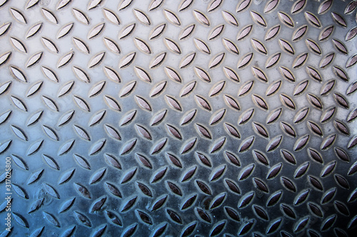 grunge diamond metal background, Welded steel surfaces