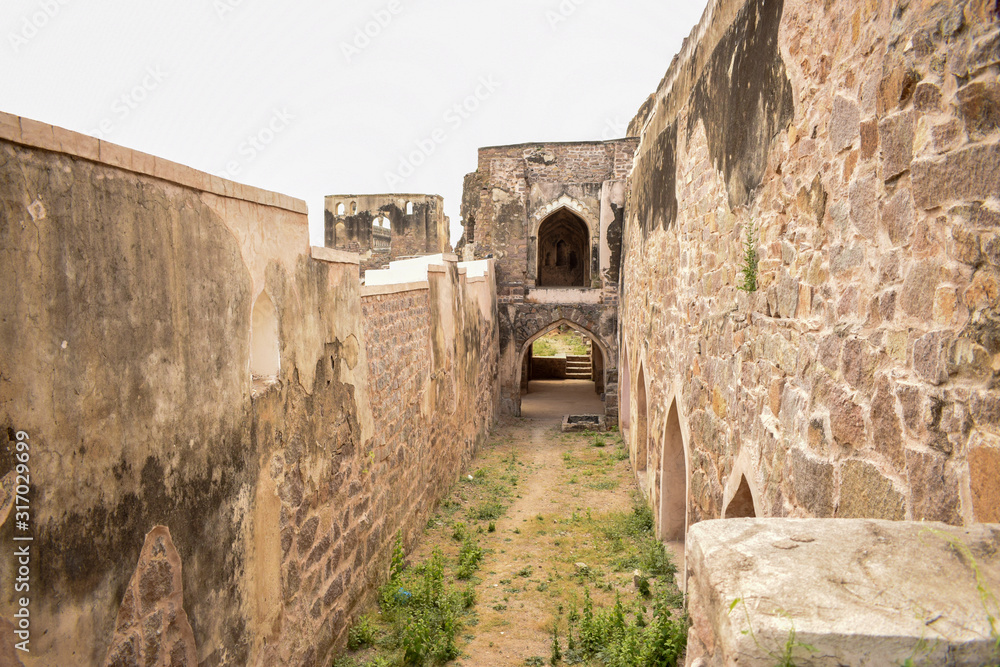 Way To Old Abandoned Fort  