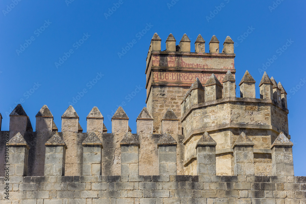 Tower of the San Marcos castle in El Puerto de Santa Maria, Spain
