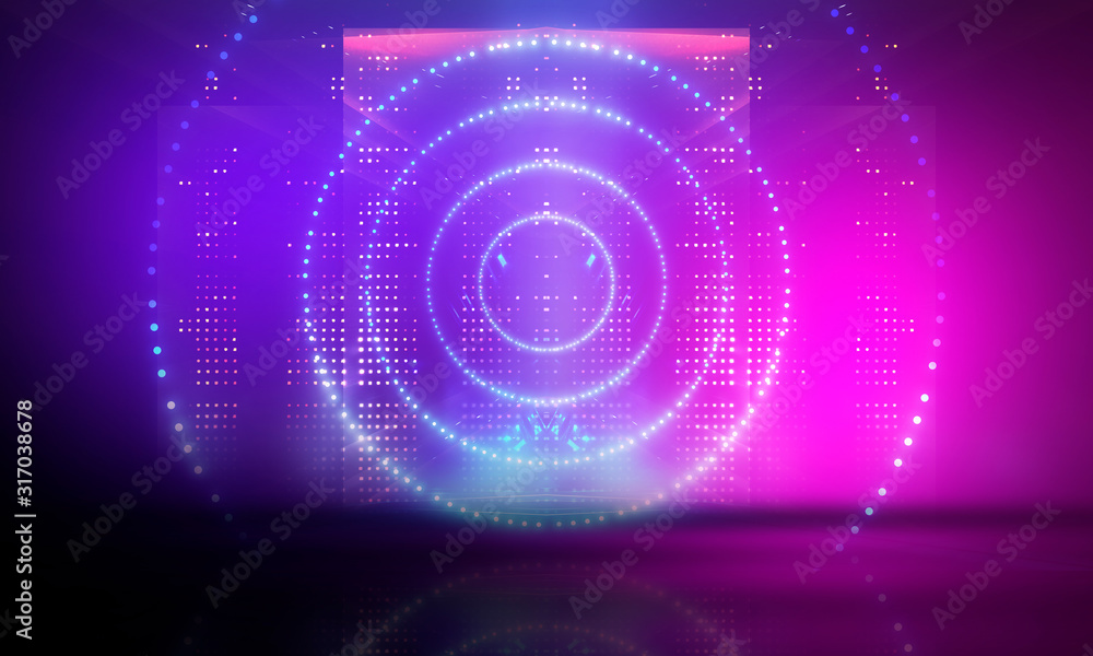 Ultraviolet abstract light. Light element, light line. Violet and pink gradient. Modern background, neon light. Empty stage, spotlights, neon. Abstract futuristic neon background. Ultraviolet abstract light. Light element, light line. Violet and pink gradient. Modern background, neon light. Empty stage, spotlights, neon. Abstract futuristic neon background.