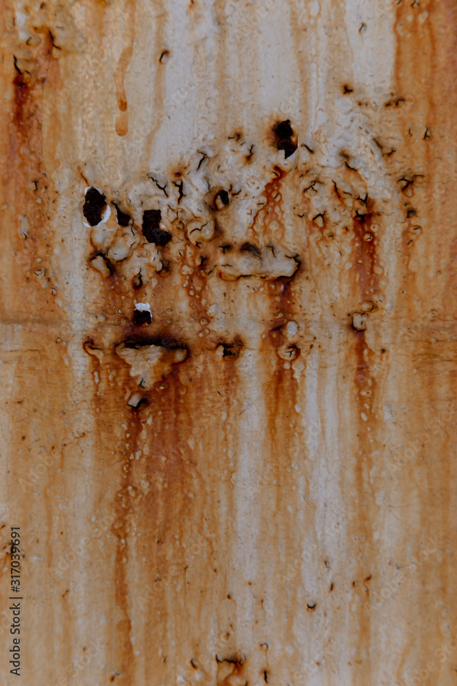 Old iron sheet that rusted Old iron sheet that rusted