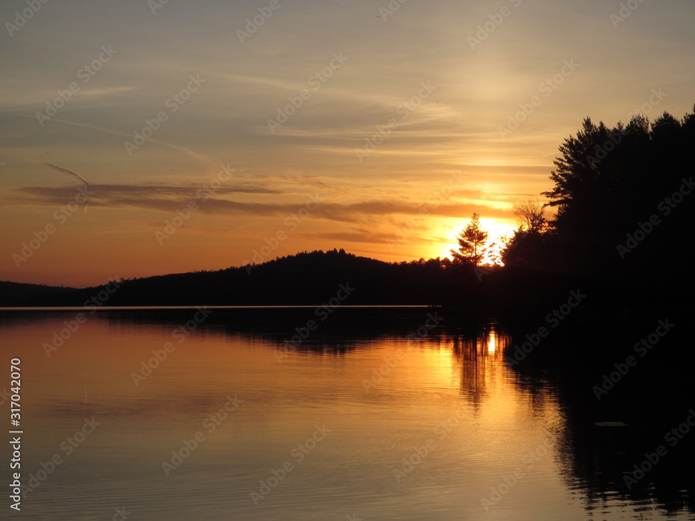 Fototapeta premium sunset algonquin park