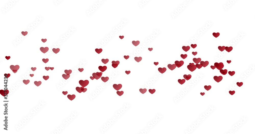 red hearts on white background red hearts on white background