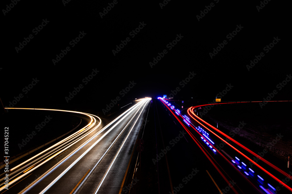 Blaulicht auf der Autobahn Blaulicht auf der Autobahn