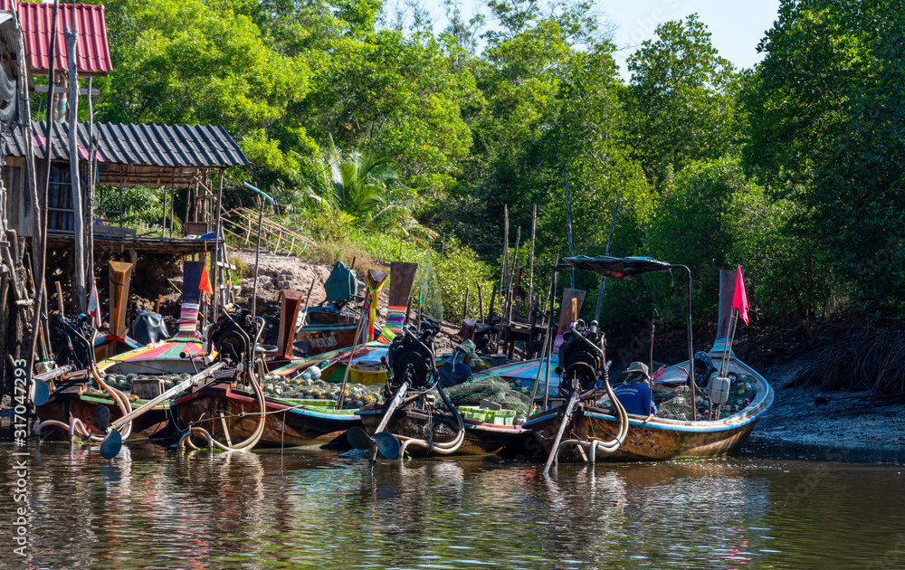 21 January 2020 Fisherman's dock Trang Thailand