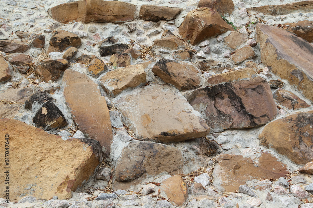 Fototapeta premium Stone wall texture background
