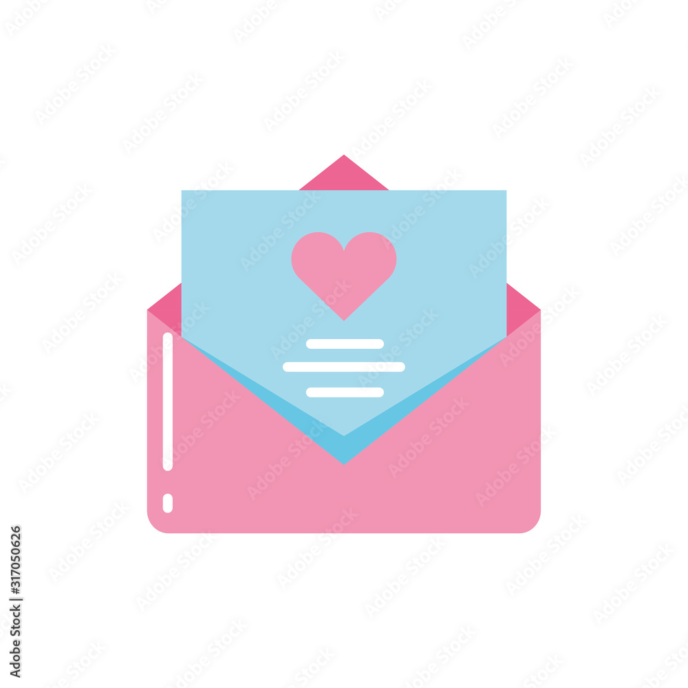 Love card with heart vector design Love card with heart vector design