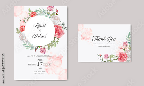 beautiful and romantic wedding invitation cards