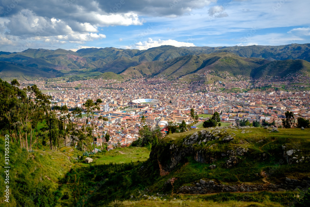 Cusco Aerial view