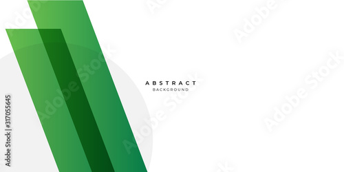  Simple green white abstract background geometry shine and layer element vector for presentation design. Suit for business, corporate, institution, party, festive, seminar, and talks.