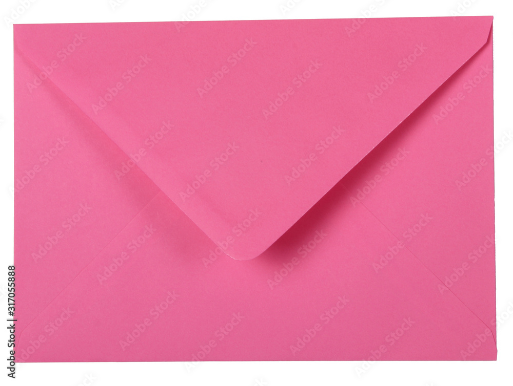 Geschlossener Briefumschlag - pink