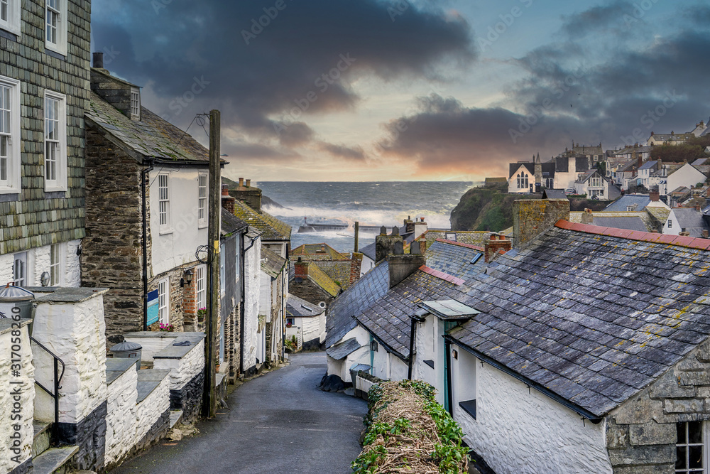 Port Issac on the Cornwall caost Port Issac on the Cornwall caost