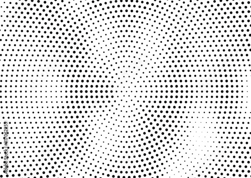 Abstract halftone dotted background. Futuristic grunge pattern, dot and circles. Vector modern optical pop art texture for posters, sites, business cards, cover, postcards, labels, stickers layout.