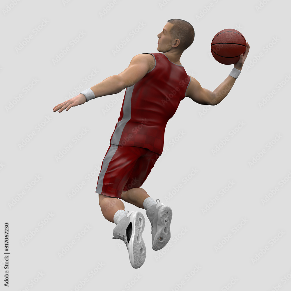 Premium Vector | Basketball player shape silhouette vector set action pose