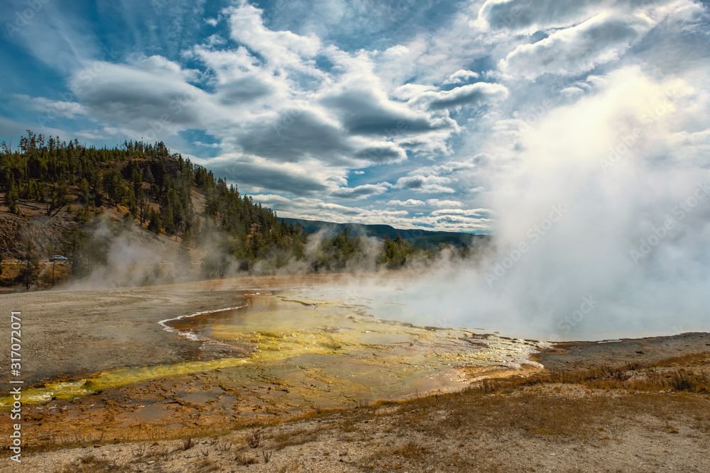 Yellowstone National Park in Wyoming