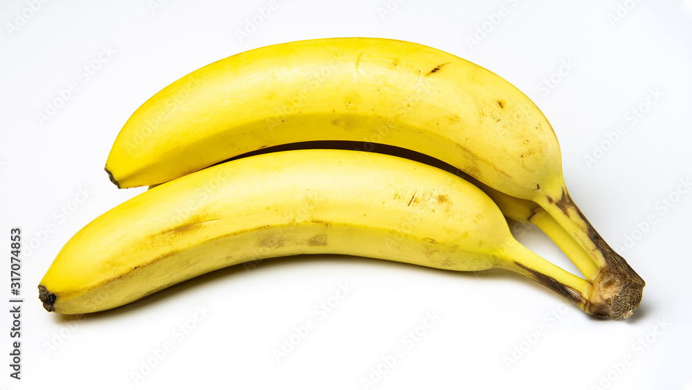 Fresh Bananas on White Counter