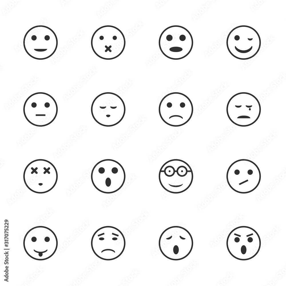 Smile icons