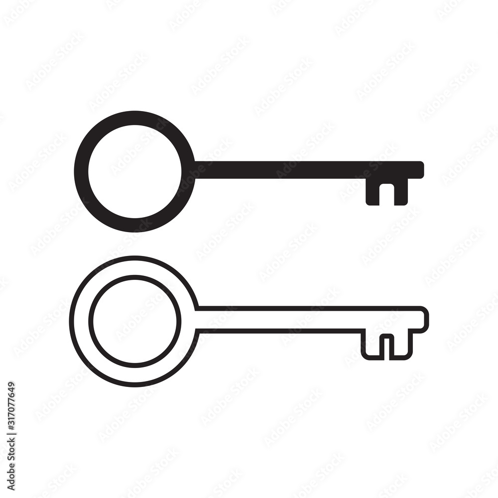 Key vector icon vector Key vector icon vector