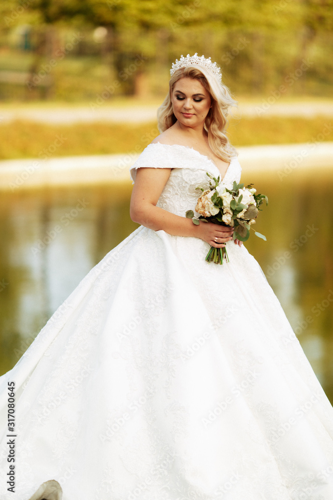 Portrait of a beautiful smiling bride Portrait of a beautiful smiling bride