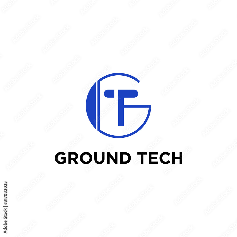 ILLUSTRATION LETTER GT LOGO ICON SIMPLE TEMPLATE DESIGN VECTOR ILLUSTRATION LETTER GT LOGO ICON SIMPLE TEMPLATE DESIGN VECTOR