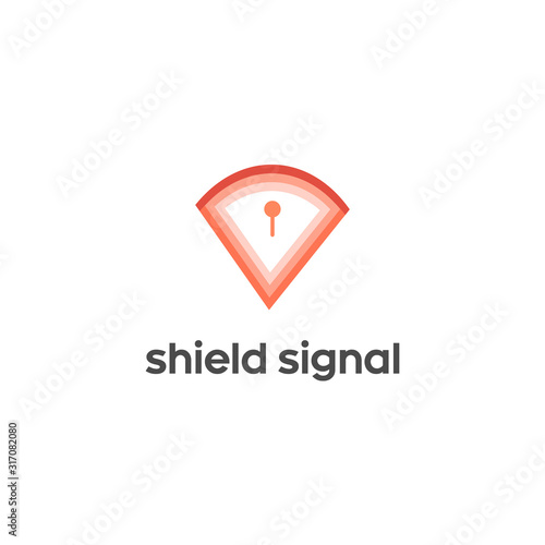 SHIELD SIGNAL LOGO ICON TEMPLATE DESIGN VECTOR FOR YOUR BUSINESS Free Download SHIELD SIGNAL LOGO ICON TEMPLATE DESIGN VECTOR FOR YOUR BUSINESS - GFXLoad