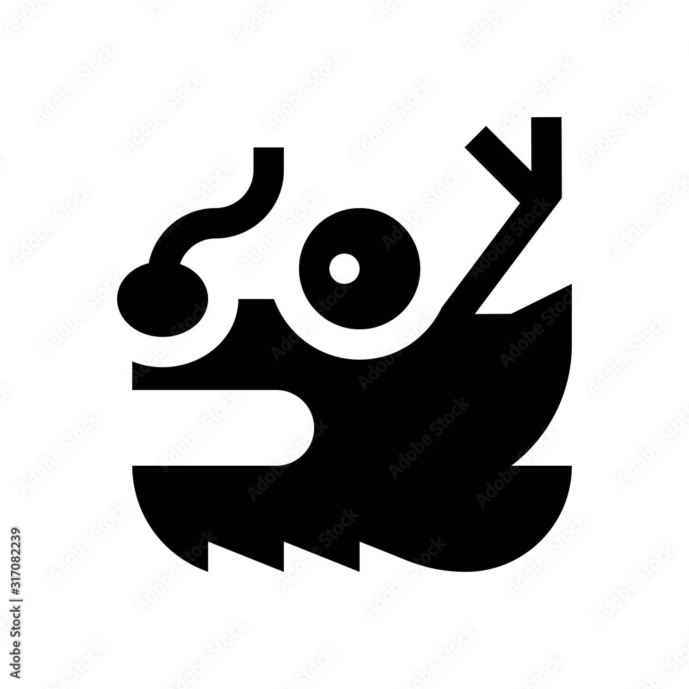 china new year related chines dragon vector with solid design china new year related chines dragon vector with solid design