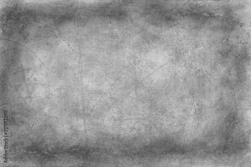 Wallpaper Mural old gray wall / abstract vintage gray background, texture old concrete, plaster crack Torontodigital.ca