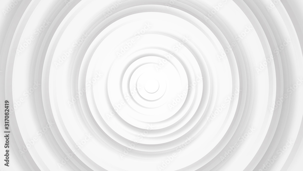 White gray circles abstract background.3D illustration with paper cut style. White gray circles abstract background.3D illustration with paper cut style.