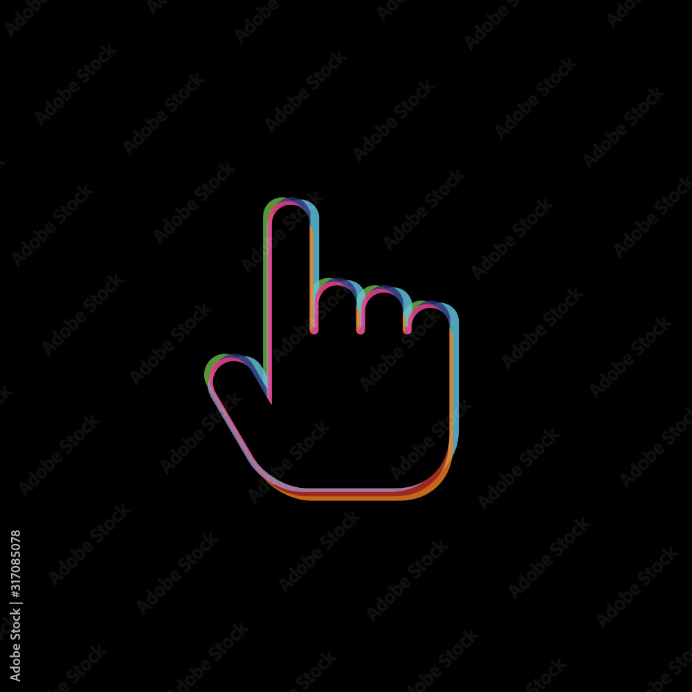 Obraz premium Click - App Icon