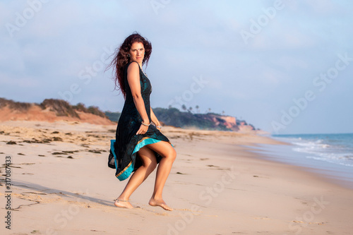 dancer on the beach