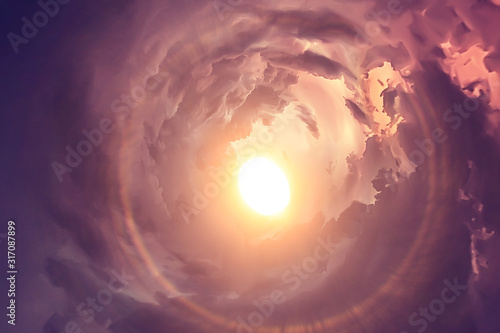 Photography swirling sky background with clouds / beautiful watercolor clouds background, sp