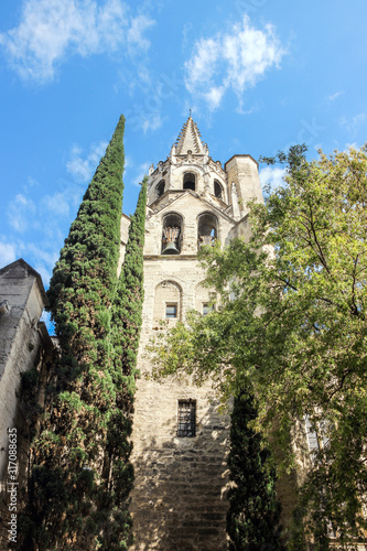 exterior of St Peter Catholic church in Avignon France