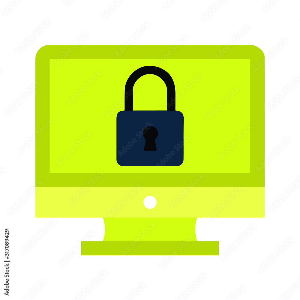 Access restriction or system protection icon Access restriction or system protection icon